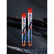 불스원 레인OK 메탈 실리콘와이퍼 운전석+조수석 실리콘 와이퍼 세트 411346, 400mm+350mm, 1개