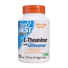 Doctors Best 닥터스베스트 테아닌 L Theanine 150mg 90베지캡슐, 90정, 1개