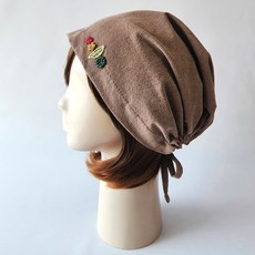 강록이네 색감예쁜 여성끈두건 면 수술 탈모 새치커버 항암 모자 록이네 색감예쁜 여성끈두건 면 수술 탈모 새치커버 항암 모자