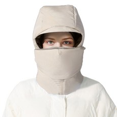 에스크리션 겨울 방한 여자 남자 패딩 모자 귀도리 바라클라바