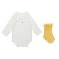 [AK PLAZA] [블루독베이비]블루독바디수트 양말세트(WH)