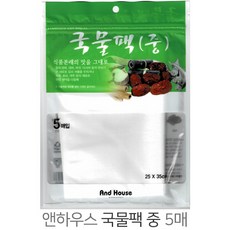 (5매 X 3개) 앤하우스 국물백 중 25cm X 35cm 국물팩, 3개