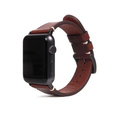 SLG DESIGN D7 이태리 부테로 레더 Strap for Apple Watch SE / Series1 to 6 38/40mm (Brown)