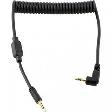 2.5mm P1 카메라 셔터 릴리스 케이블 리모컨 코드 스피드라이트 플래시 트리거 커넥트 스프링 코일 와이어 포 파나소닉 루믹스 GX8 GX7 FZ2500 FZ2, 1개
