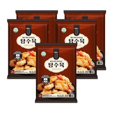 허닭식단 [즉시할인/본사당일출고] 바삭 튀긴 닭가슴살 탕수육 360g_소스포함, 5팩, 360g
