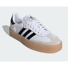 아디다스 캔버스화 단화 운동화_삼바_화이트 블랙 검 포인트 IG5744OZZ