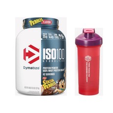 Dymatize 아이소100 42서빙 5가지맛 택1 쉐이커무료증정, 프루티 페블즈맛, 옐로우쉐이커