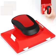 교체 패드 2 개 포함 페인트 엣지 트리머 벽 트림 회전 핸들 모서리 및, 01 Red