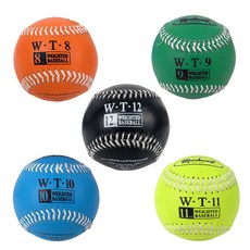 마크워트 Weighted Leather Baseball 트레이닝용 웨이트 볼, 1개, 블루