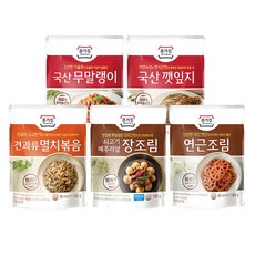 종가집 냉장반찬 5종혼합팩2호, 단품, 단품