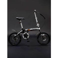 접이식 미니벨로 접는 자전거 트렁크 폴딩 휴대용 16인치/20인치, 20인치 7단 화이트, 1개