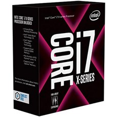 Intel Core i7-7800X X-시리즈 프로세서 6코어 최대 4.0GHz 터보 잠금 해제 LGA2066 X299 시리즈 140W, 기본 - 7800x