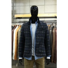 [빠니깔레] 이태리직수입 빈티지데끼컷 울스판 슬림핏체크자켓 f-icjk52na (P002883666)