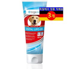 Bogadent 보가덴트 강아지용 치아 구강 위생 천연 젤 치약, 100ml, 3개