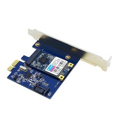 SATA 컨버터 Msata To SATA PCI-E Express 카드 시리얼포트 모니터케이블 페러럴 PCI카드 zmco1459, @상품선택@