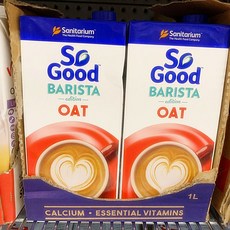 새니테리움 쏘 굿 바리스타 오트 밀크 1Lx2개 Sanitarium So Good Barista Oat Milk