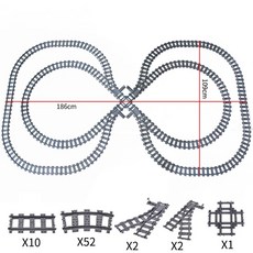 스키비디 토일렛 업그레이드 타이탄 카매라맨 오디오맨 호환 레고 블록 피규어 키링 도시 기차 트랙 레일 스트레이트 기술 빌딩 세트 50 개/세트 브릭 모델 어린이용 클래식 장난감, [08] Tracks Set6 - 오디오맨