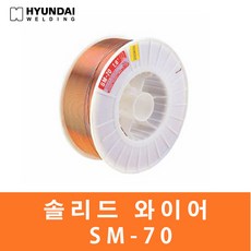 현대 솔리드 와이어/SM-70 0.8mm 15kg/용접봉/용접소모품/용접기, 1.6mm 20kg, 1개