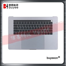 Macbook Pro Retina 15 "A1707 Palmrest 탑 케이스 US 키보드 + 트랙 패드 + 터치 바 실버 그레이 용 A1707 탑 케이스, Silver 95 new_1