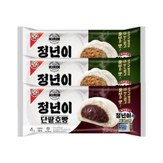 정년이 기린 호빵 야채 (4입)x2개+팥 (4입)x1개, 372g, 3개