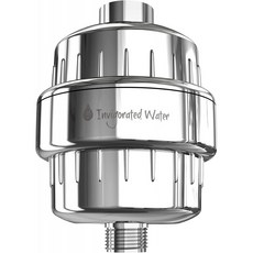 [영국직배송] pH Energize Multi-Stage Shower Filter "필터 염소 클로라민 플루오르화물 헤비메탈 "하드워터 증가" "pH &am, 단일옵션, 1