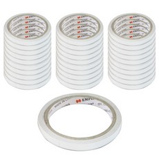 엠파이어 양면테이프 10mm x 10m, 화이트, 5개