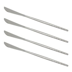 돌체 실버 무광 디너 테이블 나이프 22cm 4P세트, 4개