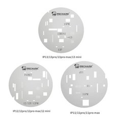 기계식 UFO 스틸 스텐실 LCD 스크린 플렉스 케이블 보호 IC 연마 수리 팝업 아이폰 호환 11 12 13 미니 프로 맥스, 없음, 1) IP11-13 set, 1개