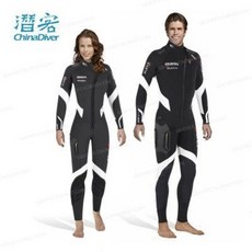 스킨스쿠버 서핑복 MARES FLEXA 초탄수 잠수복 점프수폐습복 앞지퍼장비 3.2.2mm, 02 여성