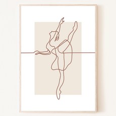 발레 연습 백조의 호수 무용 인테리어 포스터 액자