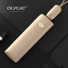 olycat 올리켓 전자동 양우산 초경량 3중접이식 자외선 차단