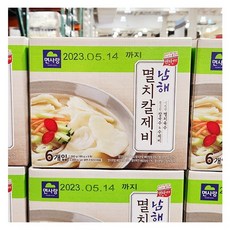 면사랑 남해 멸치칼제비, 333g, 1개