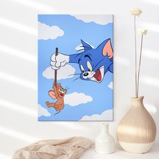 더아트컴퍼니 [오늘특가!] 만화 톰과제리 빈티지 포스터 홈카페 카페 원룸 소품 인테리어 집들이 캔버스액자 25종