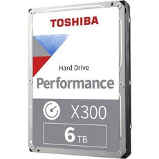 Toshiba X300 4TB Performance Gaming 3.5인치 내장 하드 드라이브 CMR SATA 6.0GBs 7200RPM 128MB Cache HDWE140XZ, 8 TB, 128 MB
