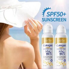 1+1 뿌리는선스프레이 콜라겐 화이트닝 자외선차단 썬스프레이 SPF50+ PA+++, 2개, 150ml