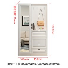 벽부착거울 벽걸이 붙이는거울 매직 슬림 거울 붙이는 화장실 화장 전신 문걸이거울, 조립하다., 스타일 1:800x170x1970mm