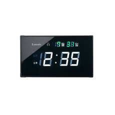 루나리스 국산 디지털 벽시계 벽걸이 LED 전자 시계 6종, 01. 전파GPS 벽시계(소)