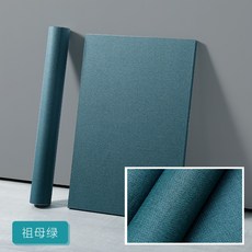모던 린넨 패턴 벽지 벽 스티커 자체 접착 데코 침실 안방 거실 인테리어, 청록색