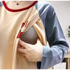 출산 육아 긴팔 모유 수유복 원피스 드레스 티셔츠 옷