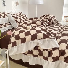 매트리스커버체크보드