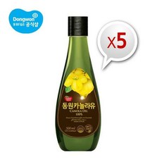 동원 카놀라유, 500ml, 5개