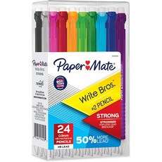 일본직발송 3. PAPER MATE (페이퍼 메이트) 샤프 펜슬 WRITE BROS 표준 #2 샤프 펜슬. 공통 에 최적. B082, 24,0.9MM 스트롱, One Color