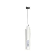 우유거품기 휴대용 가정용 라떼 무선 전기 USB 충전 3 단 커피 카푸치노 폼 메이커 미니 믹서기, 없음, 1) white