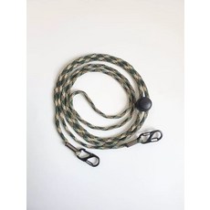 랜야드 목 걸이 분실 방지 스키 장갑 스트랩 클립 끈 밴 1.Green, 블랙 버클 + 그린 위장 + 블랙 조정 버클