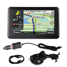 자동차 내비게이션 GPS DDR256M 8G MP3 FM 유럽 지도 508 액세서리 5인치 터치 스크린 유니버설 차량 GPS, 없음