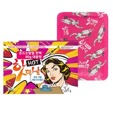 핫한날 흔드는 발열 핫팩 포켓 80g 30매/100매 KC인증 혹한기 군용 차박 캠핑 주머니, 100매