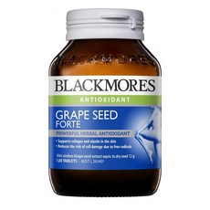 Blackmores 블랙모어스 그래이프 시드 포르테 120정 Grape Seed Forte 120 Tablets Exclusive Size, 1개, 1