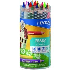 리라 Lira LYRA 문구 색연필 삼각 그립 아름다운 컬러링 팔비 축 색상 18 색, One Color_One Size, 한 가지 색상_One Size, 상세 설명 참조0