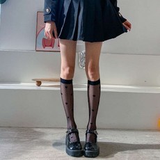 망사리본반스타킹
