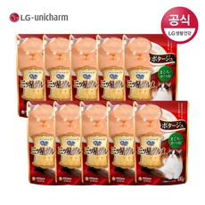 LG유니참 미쓰보시 포타쥬 고양이 간식 (참치&가다랑어) x 10팩, 단품